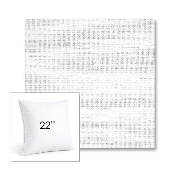 Picture of Piazza White | 22" Square Sunbrella® Outdoor Pillow