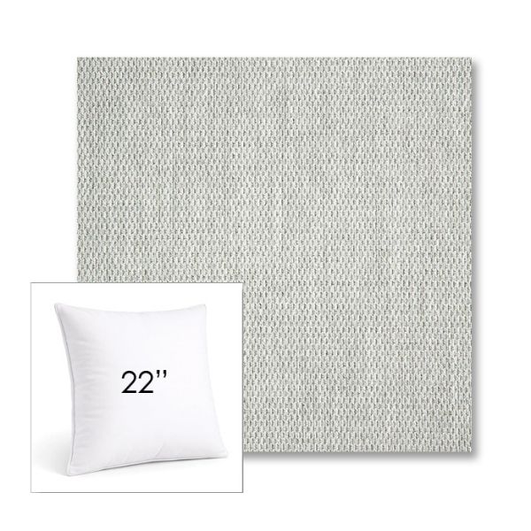Picture of Pique Cloud | 22" Square Sunbrella® Outdoor Pillow