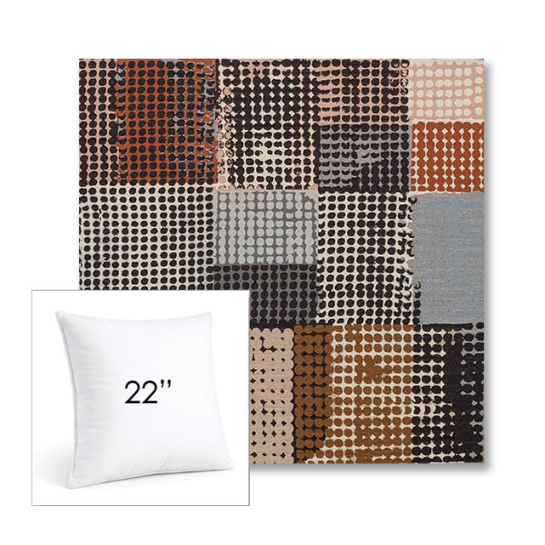 Picture of Pop Punchcard | 22" Square Sunbrella® Outdoor Pillow