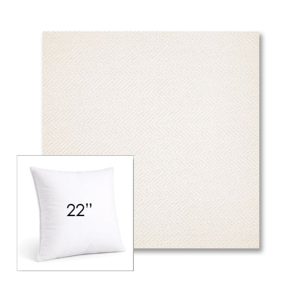 Picture of Posh Snow | 22" Square Sunbrella® Outdoor Pillow