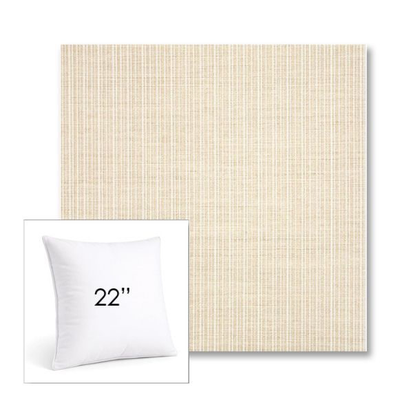 Picture of Proven Flax | 22" Square Sunbrella® Outdoor Pillow