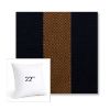 Picture of Rothko Bourbon Blue | 22" Square Sunbrella® Outdoor Pillow