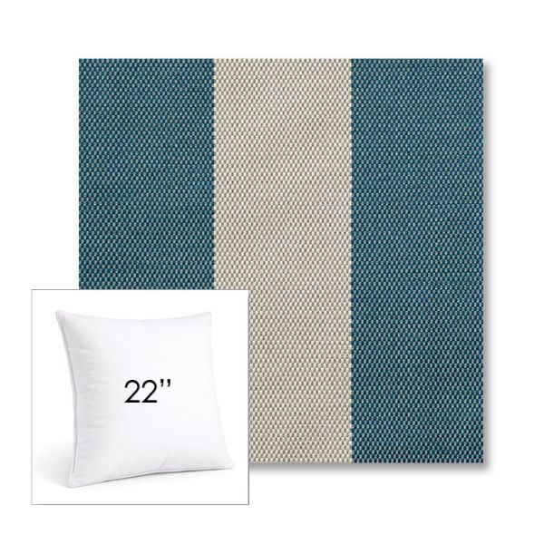 Picture of Rothko Curacao | 22" Square Sunbrella® Outdoor Pillow