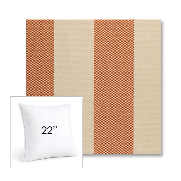 Picture of Rothko Lobster Roll | 22" Square Sunbrella® Outdoor Pillow