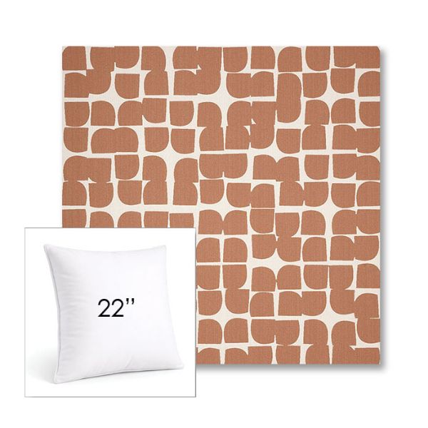 Picture of Toggle Canyon Rose | 22" Square Sunbrella® Outdoor Pillow