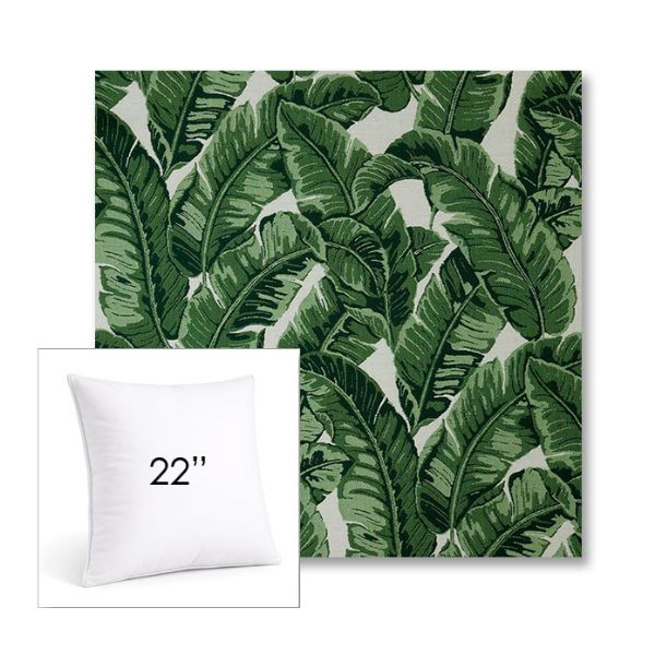 Picture of Tropics Jungle | 22" Square Sunbrella® Outdoor Pillow