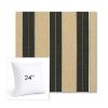 Picture of Berenson Tuxedo | 24" Square Sunbrella® Outdoor Pillow