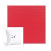 Picture of Canvas Logo Red | 24" Square Sunbrella® Outdoor Pillow