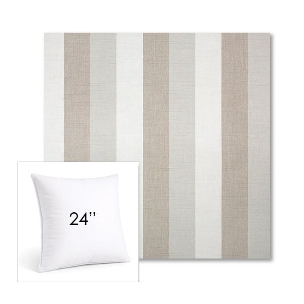 Picture of Direction Linen | 24" Square Sunbrella® Outdoor Pillow