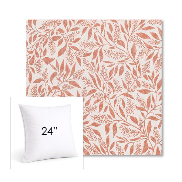 Picture of Exquisite Guava | 24" Square Sunbrella® Outdoor Pillow