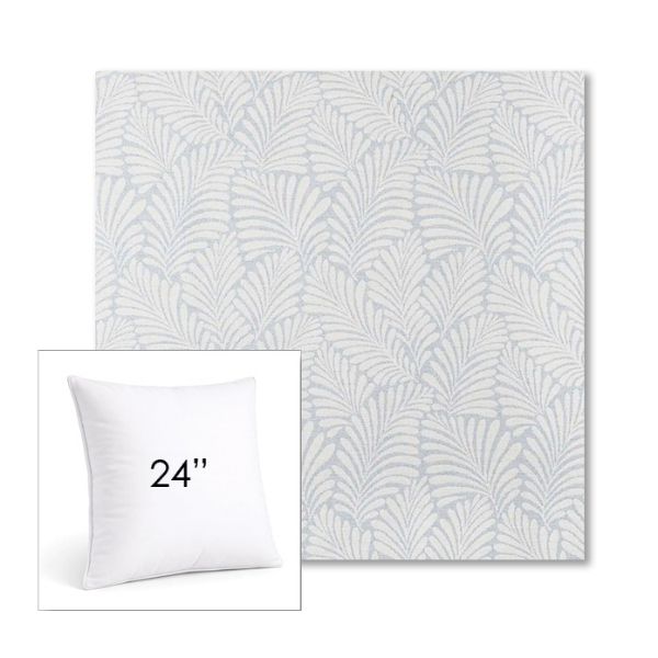 Picture of Frond Sky | 24" Square Sunbrella® Outdoor Pillow