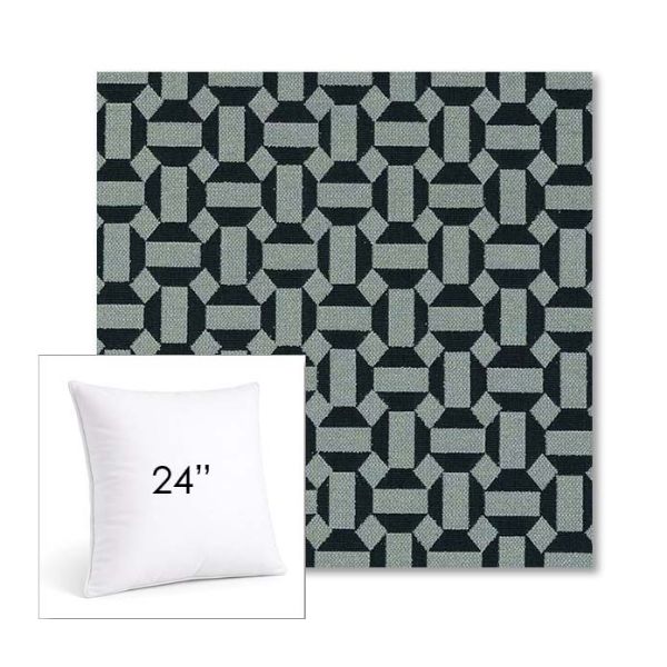 Picture of Hoopla Plume | 24" Square Sunbrella® Outdoor Pillow