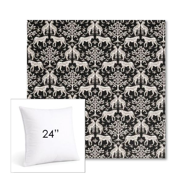 Picture of Jaipur Frame Onyx | 24" Square Sunbrella® Outdoor Pillow