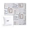 Picture of Labyrinth Cloud | 24" Square Sunbrella® Outdoor Pillow