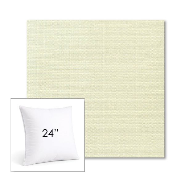 Picture of Linen Natural | 24" Square Sunbrella® Outdoor Pillow