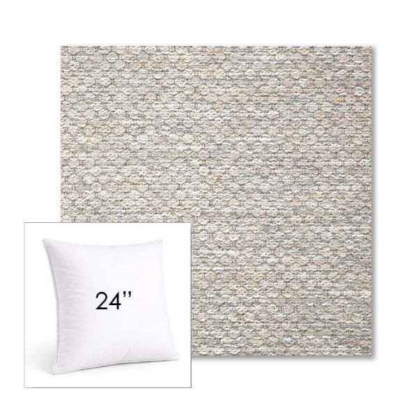 Picture of Litchfield Fog | 24" Square Sunbrella® Outdoor Pillow