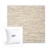 Picture of Litchfield Sand | 24" Square Sunbrella® Outdoor Pillow