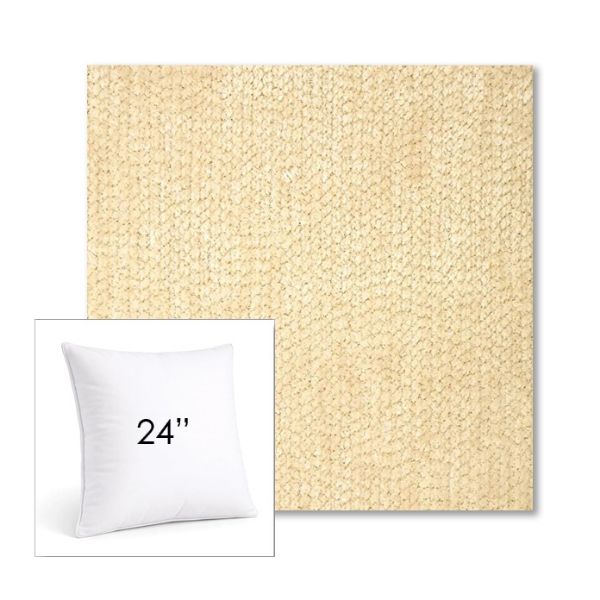 Picture of Margo Parchment | 24" Square Sunbrella® Outdoor Pillow