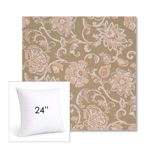 Picture of Martha Floral Spring | 24" Square Sunbrella® Outdoor Pillow