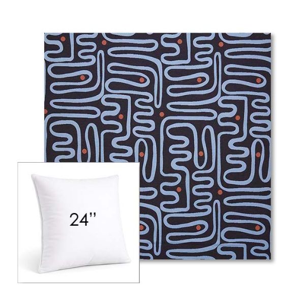 Picture of Nema Lazuli | 24" Square Sunbrella® Outdoor Pillow