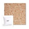Picture of Nema Peachwood | 24" Square Sunbrella® Outdoor Pillow