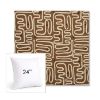 Picture of Nema Teak | 24" Square Sunbrella® Outdoor Pillow