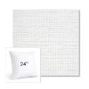 Picture of Piazza White | 24" Square Sunbrella® Outdoor Pillow