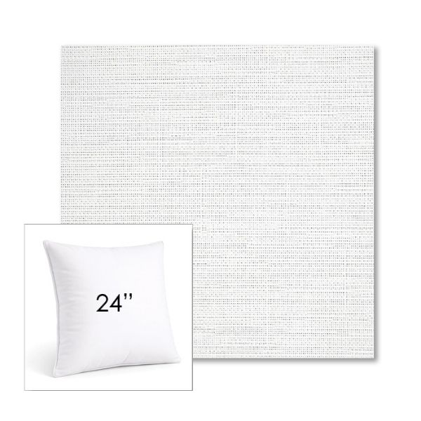 Picture of Piazza White | 24" Square Sunbrella® Outdoor Pillow