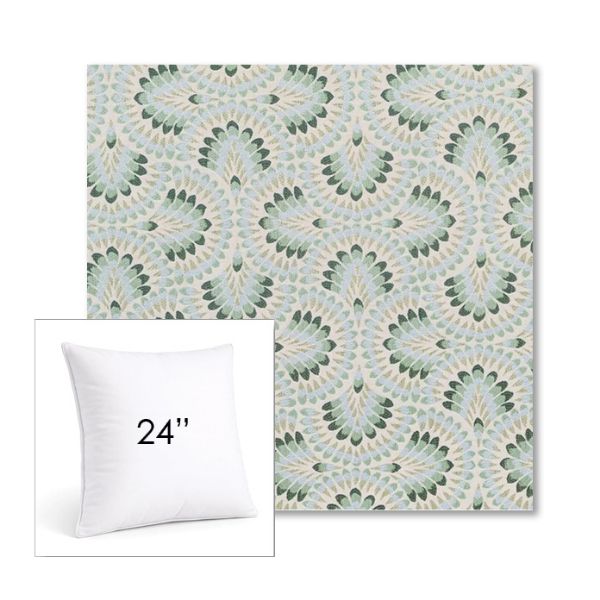 Picture of Plume Spring | 24" Square Sunbrella® Outdoor Pillow