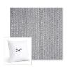 Picture of Posh Graphite | 24" Square Sunbrella® Outdoor Pillow