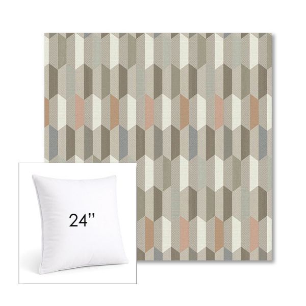 Picture of Precise Fawn | 24" Square Sunbrella® Outdoor Pillow