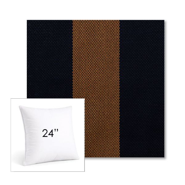 Picture of Rothko Bourbon Blue | 24" Square Sunbrella® Outdoor Pillow