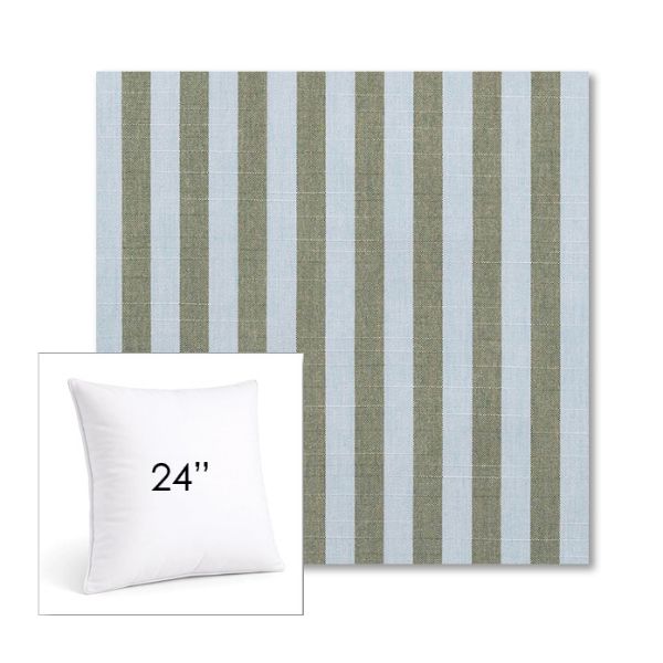 Picture of Sail Away Aloe | 24" Square Sunbrella® Outdoor Pillow