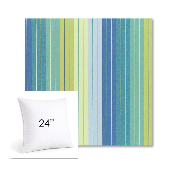 Picture of Seville Seaside | 24" Square Sunbrella® Outdoor Pillow