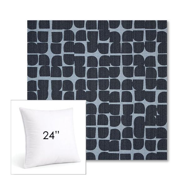 Picture of Toggle Blueprint | 24" Square Sunbrella® Outdoor Pillow