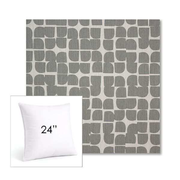 Picture of Toggle Greystone | 24" Square Sunbrella® Outdoor Pillow