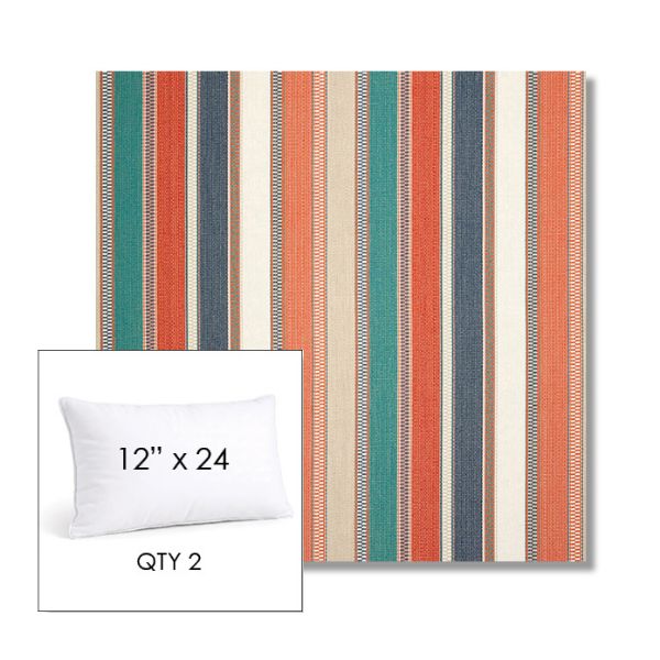 Picture of Ascend Tropical | 12" x 24" Lumbar Sunbrella® Outdoor Pillow