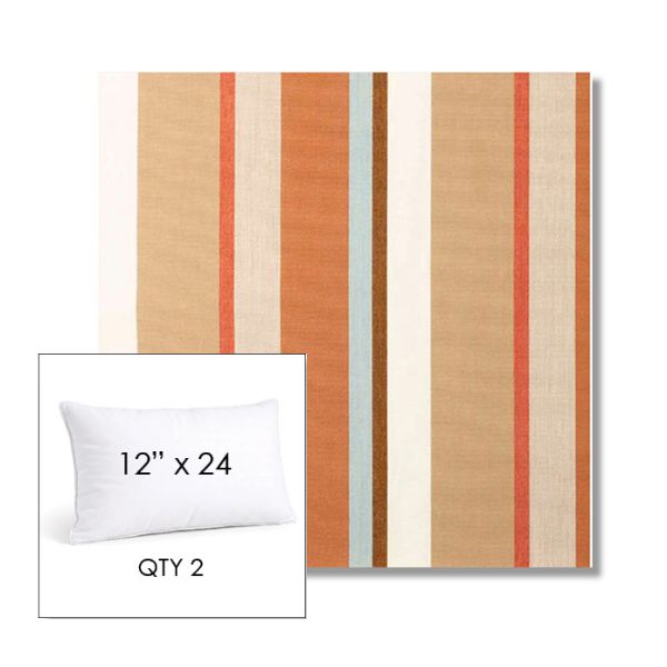 Picture of Beaming Mojave | 12" x 24" Lumbar Sunbrella® Outdoor Pillow