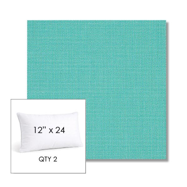 Picture of Bliss Breeze | 12" x 24" Lumbar Sunbrella® Outdoor Pillow