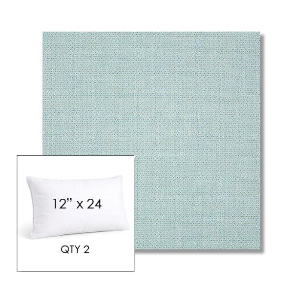 Picture of Bliss Dew | 12" x 24" Lumbar Sunbrella® Outdoor Pillow