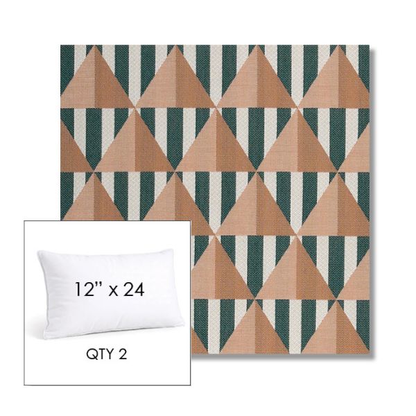 Picture of Buoy Santa Monica | 12" x 24" Lumbar Sunbrella® Outdoor Pillow