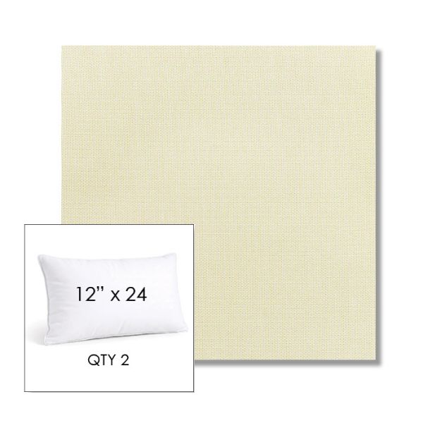 Picture of Canvas Birds Eye | 12" x 24" Lumbar Sunbrella® Outdoor Pillow