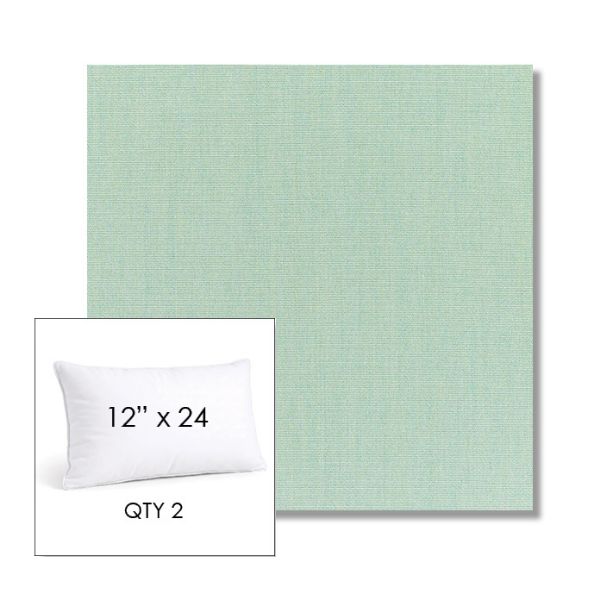 Picture of Canvas Spa | 12" x 24" Lumbar Sunbrella® Outdoor Pillow