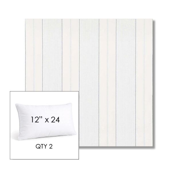 Picture of Carlo Coastal | 12" x 24" Lumbar Sunbrella® Outdoor Pillow