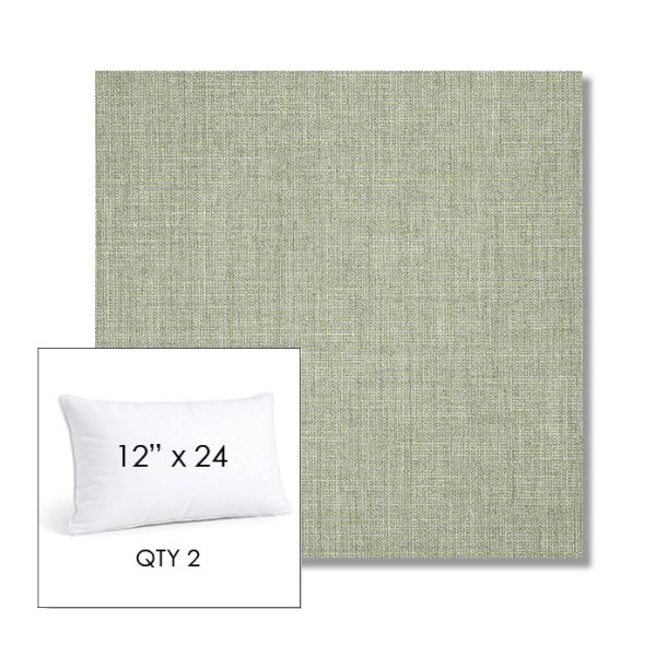 Picture of Cast Oasis | 12" x 24" Lumbar Sunbrella® Outdoor Pillow