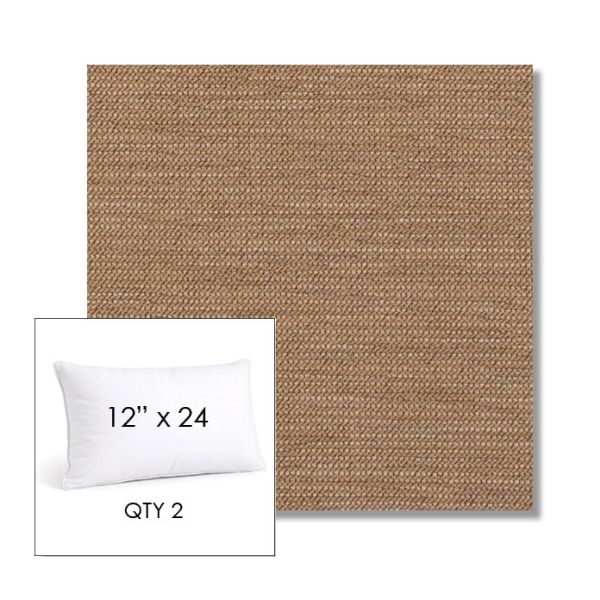 Picture of Charmer Desert | 12" x 24" Lumbar Sunbrella® Outdoor Pillow