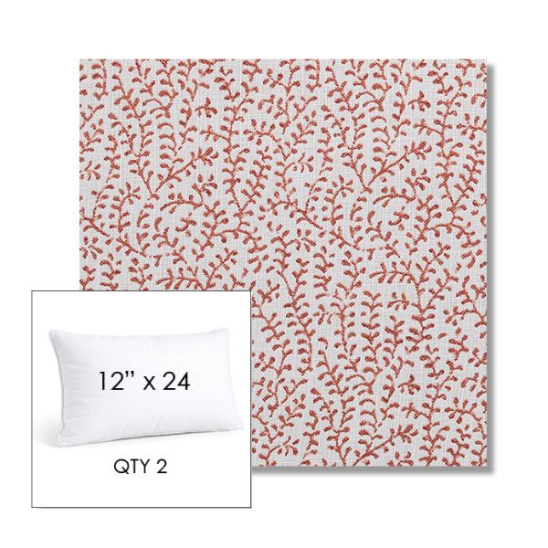 Picture of Eberly Clay | 12" x 24" Lumbar Sunbrella® Outdoor Pillow