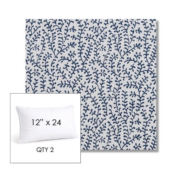 Picture of Eberly Peacock | 12" x 24" Lumbar Sunbrella® Outdoor Pillow