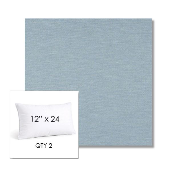 Picture of Exhale Dewdrop | 12" x 24" Lumbar Sunbrella® Outdoor Pillow