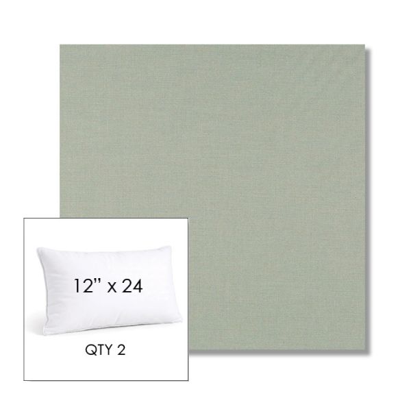 Picture of Exhale Rainwashed | 12" x 24" Lumbar Sunbrella® Outdoor Pillow